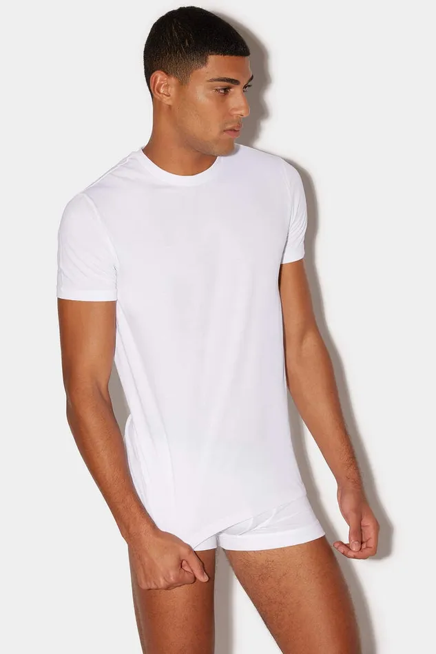 Dsquared2 Underwear Basic Basic Round Neck TShirt White 8211 Men