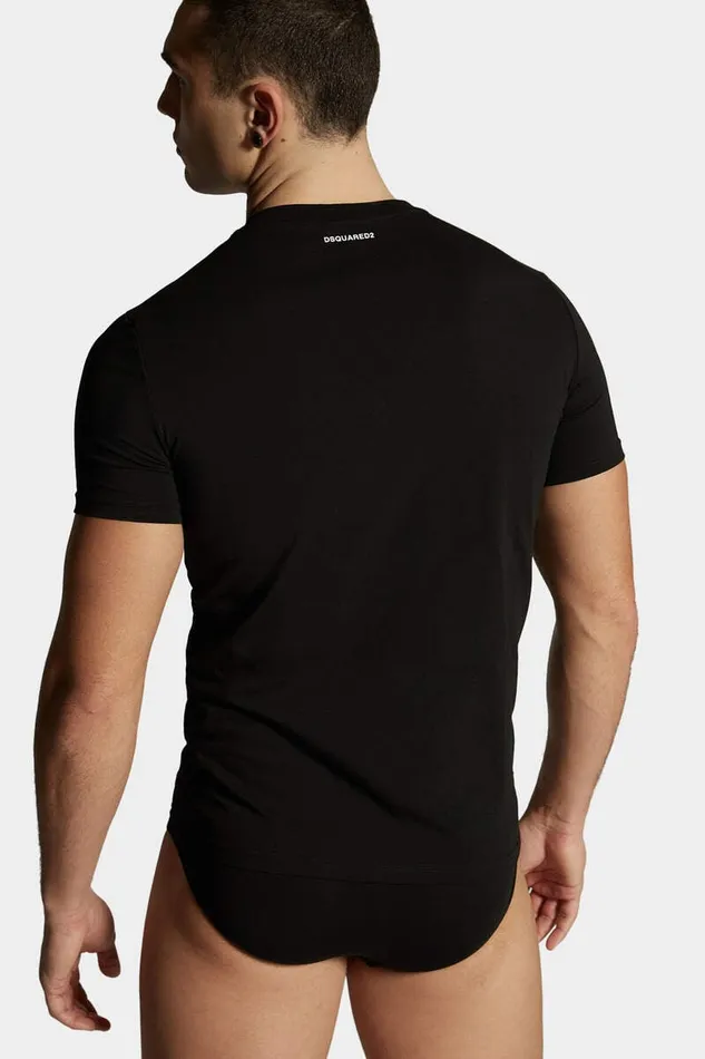 Dsquared2 Underwear Basic Basic TShirt Twin Pack Black 8211 Men