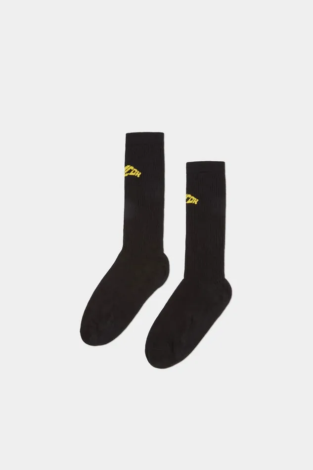 Dsquared2 Underwear Icon New Generation Socks Black 8211 Men