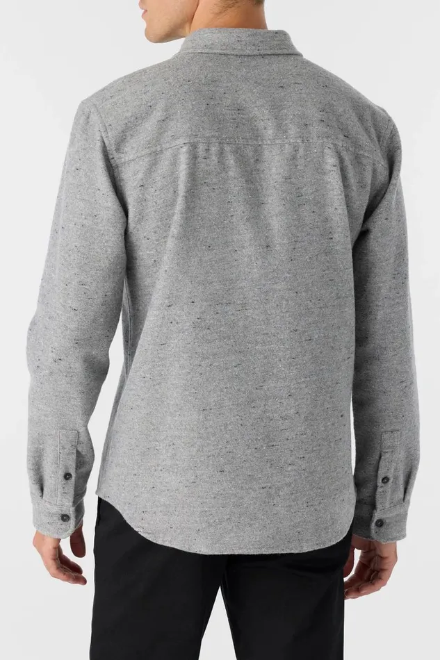 EAST CLIFF HIGH TIDE FLANNEL SHIRT Light Grey Men O039NEILL Featured