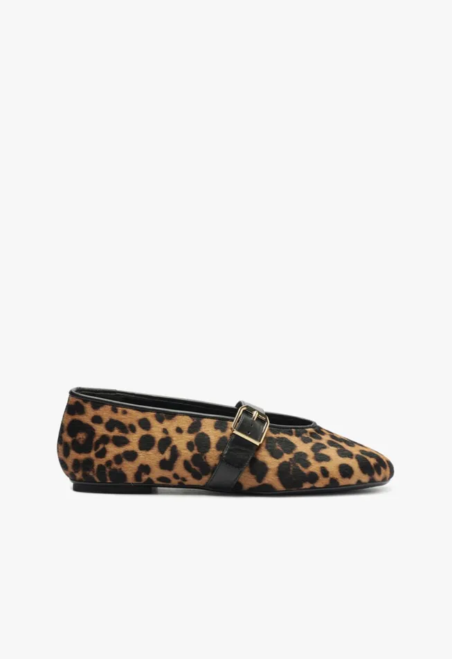 Eiza Wild Ballet Flat Black Women Schutz Shoes Ballerinas