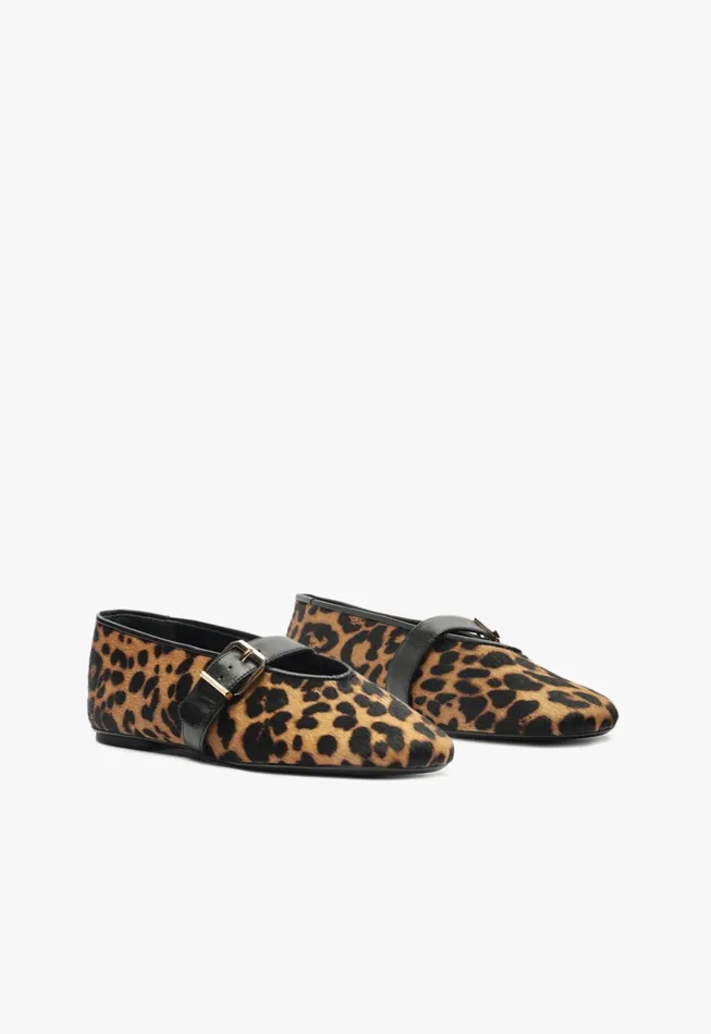 Eiza Wild Ballet Flat Black Women Schutz Shoes Ballerinas