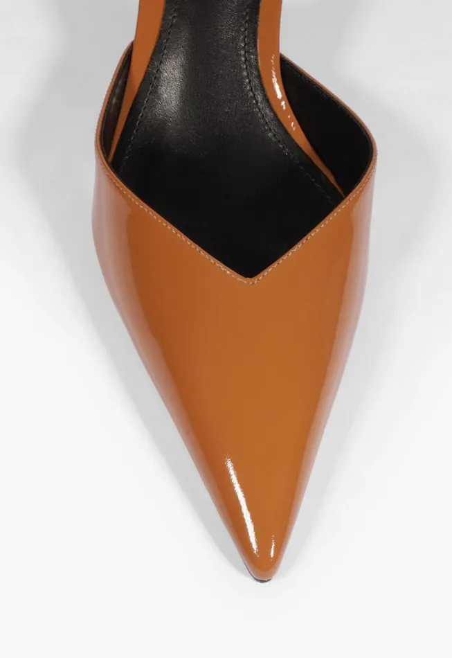 Elise Patent Leather Pump Honey Peach Women Schutz Shoes