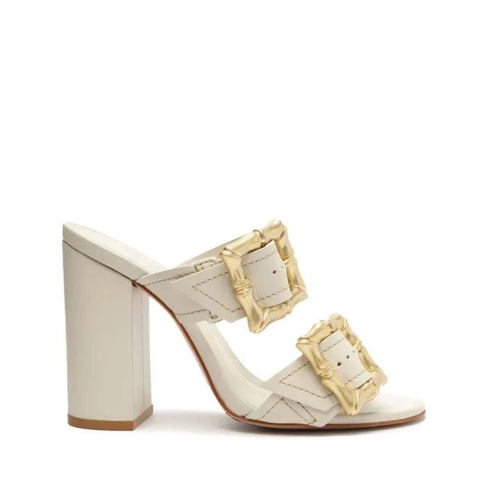 Enola Leather Sandal Pearl Women Schutz Shoes Enola