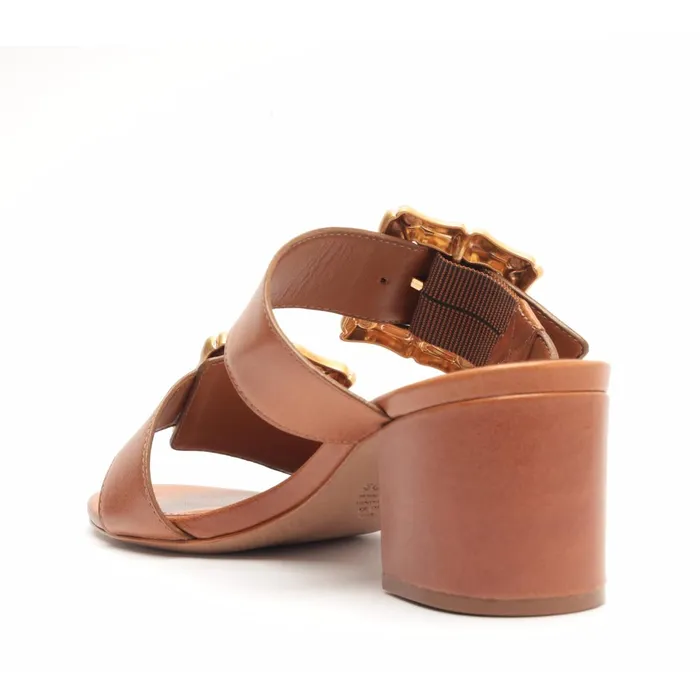 Enola Mid Block Sandal New Wood Women Schutz Shoes Enola