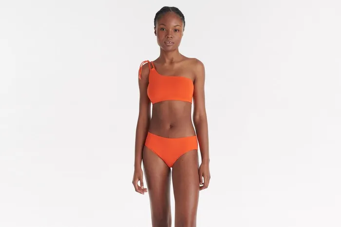 ERES Bass OneShoulder Crop Top Soleil 24e Women TwoPieces Swimsuits