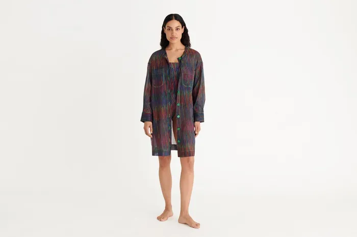 ERES Fusion Long Shirt Imprime Cameleon Women Beachwear and Accessories