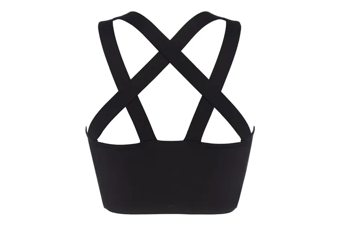ERES Laura Crop Top Bra Black Women Sports Bras
