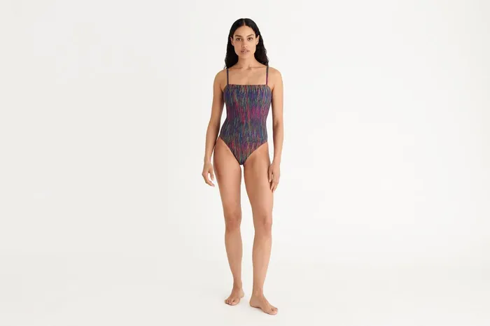 ERES Nuance Tank OnePiece Imprime Cameleon Women OnePiece Swimsuits