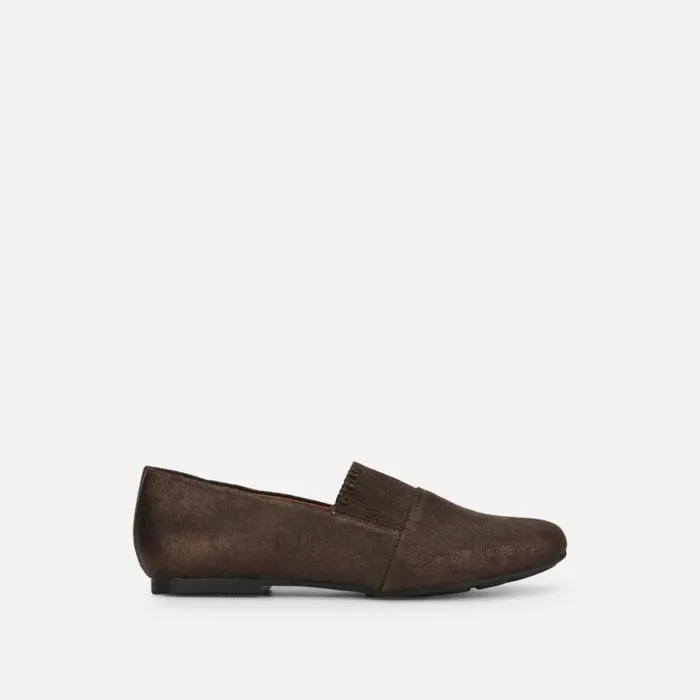 Eugene Ruffle Loafer Flat Bronze Women Kenneth Cole Flats