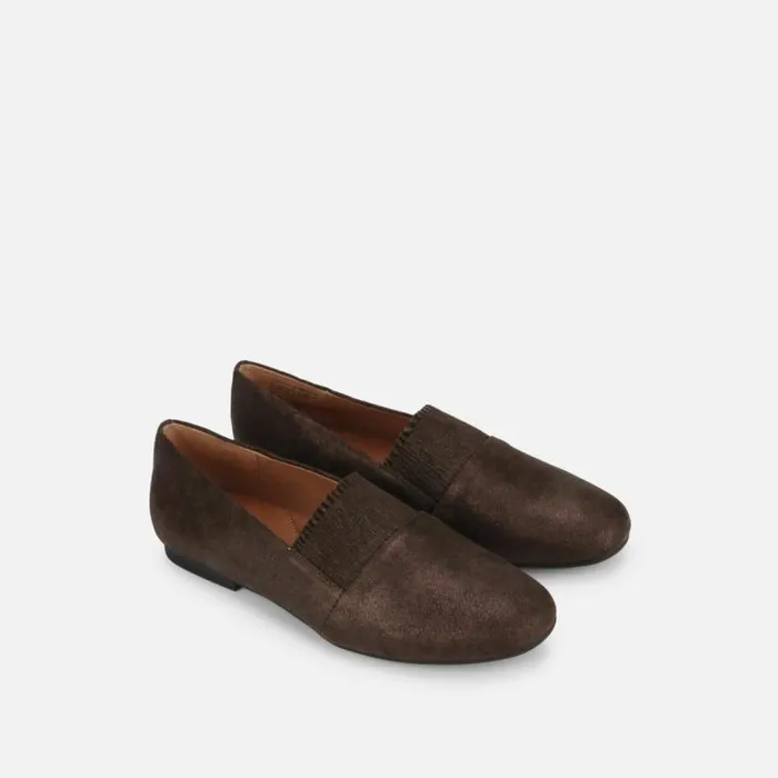 Eugene Ruffle Loafer Flat Bronze Women Kenneth Cole Flats