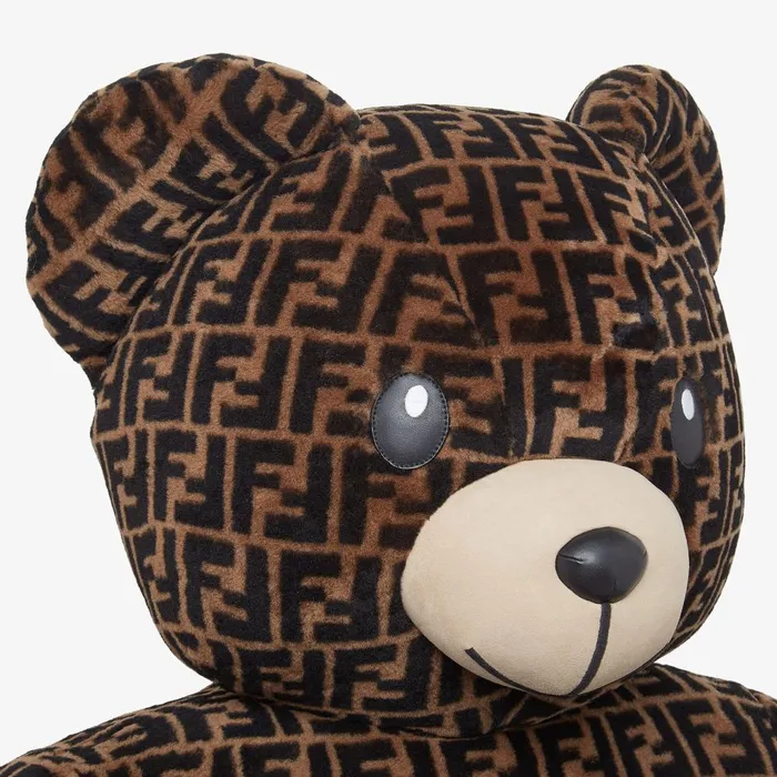 Fendi Accessories Pouffe Armchair FF Logo Shearling Teddy Bear Pouffe Armchair 8211 Kids