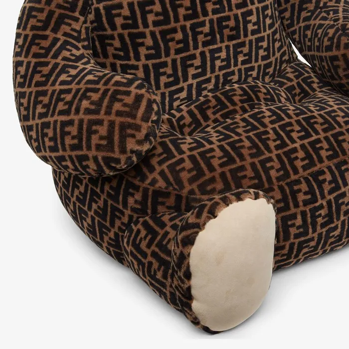 Fendi Accessories Pouffe Armchair FF Logo Shearling Teddy Bear Pouffe Armchair 8211 Kids