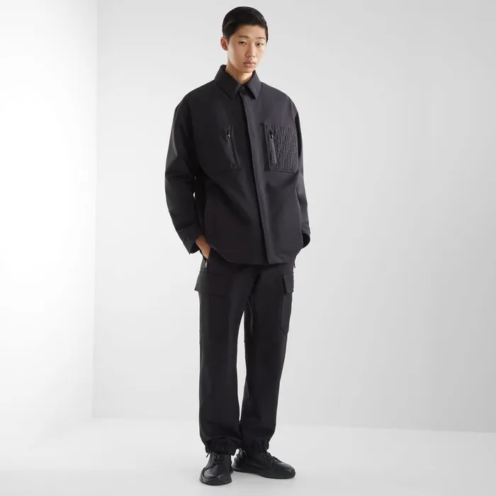 Fendi Activewear Ski Pants Black Fabric Pants 8211 Men