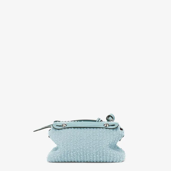 Fendi Boston Bags By The Way Soft Mini Light Blue Sheepskin Minibag 8211 Women
