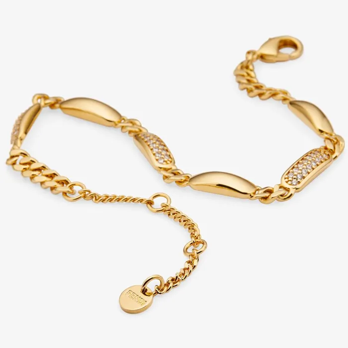Fendi Bracelets Fendi Filo Bracelet Goldcolored Metal Bracelet 8211 Women