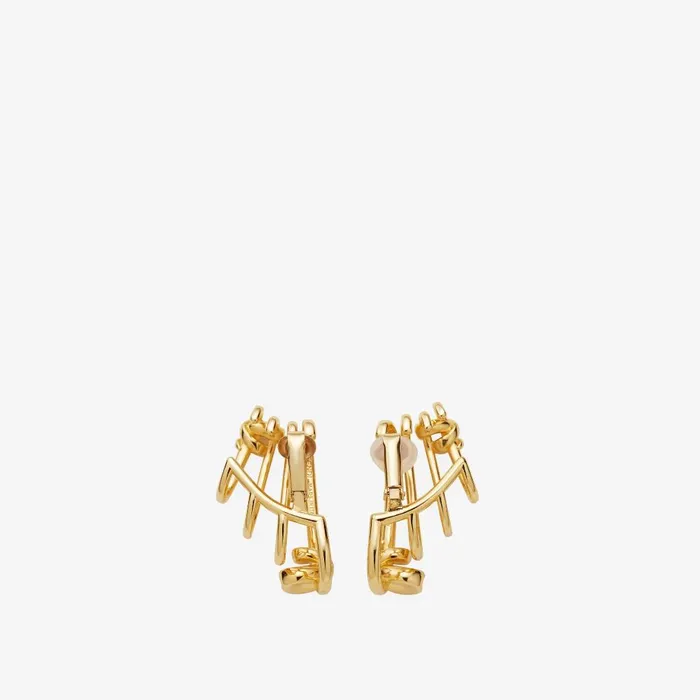 Fendi Earrings Fendi Filo Earcuff Goldcolored Metal Earcuff 8211 Women