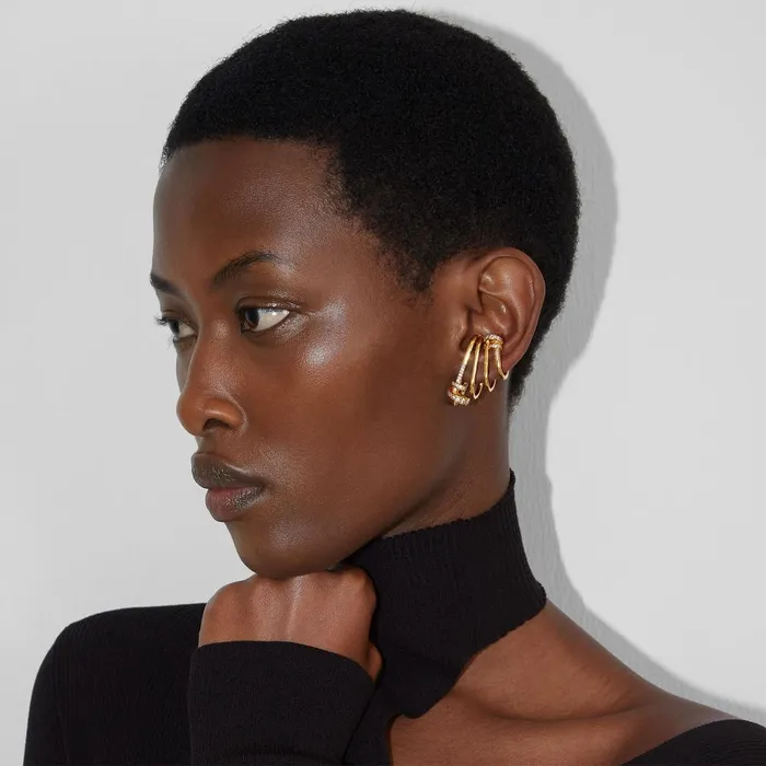 Fendi Earrings Fendi Filo Earcuff Goldcolored Metal Earcuff 8211 Women