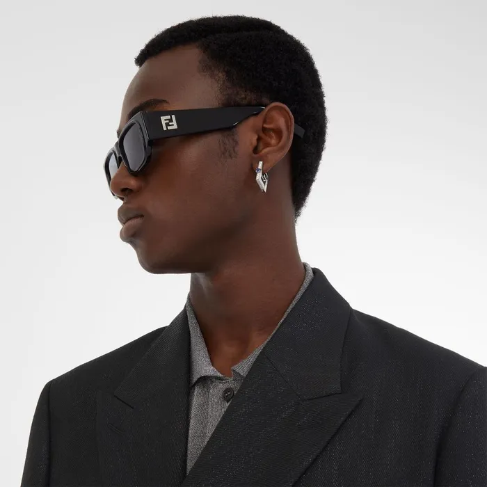 Fendi Earrings FF Earring Silvercolored Earring 8211 Men