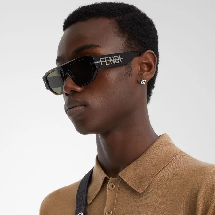 Fendi Earrings FF Earring Silvercolored Earring 8211 Men