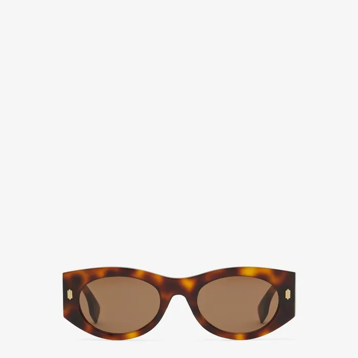 Fendi Essentials For Women Fendi Roma Havana Acetate Sunglasses 8211 Women
