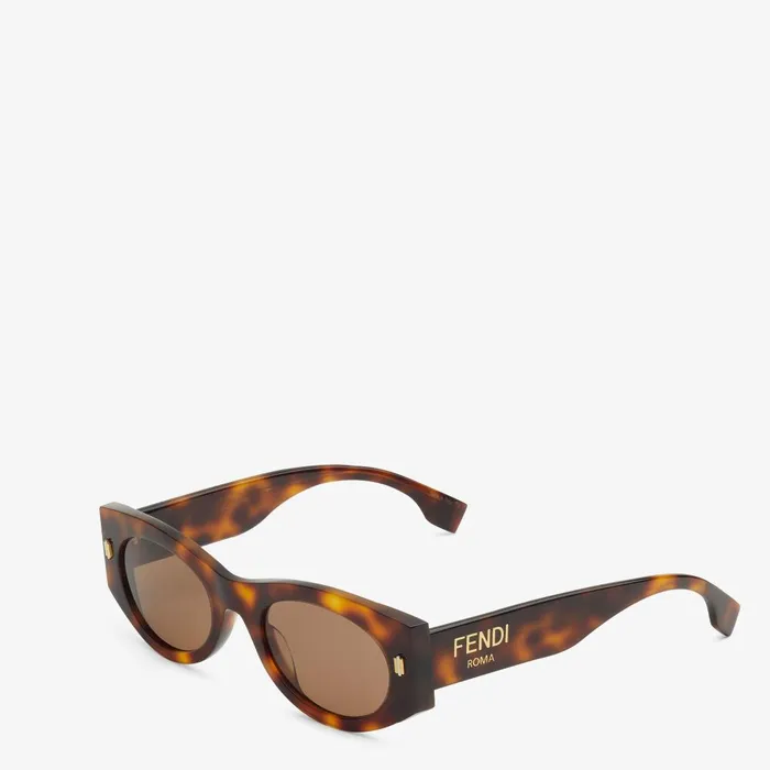 Fendi Essentials For Women Fendi Roma Havana Acetate Sunglasses 8211 Women