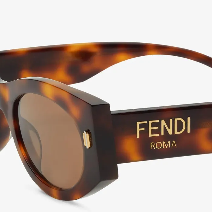 Fendi Essentials For Women Fendi Roma Havana Acetate Sunglasses 8211 Women