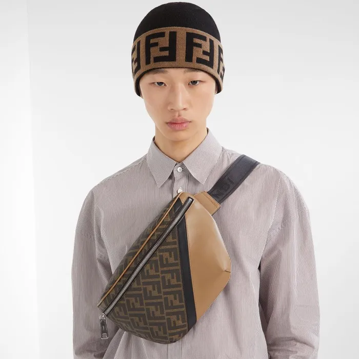 Fendi Hats and Gloves Beanie Black Wool Hat 8211 Men