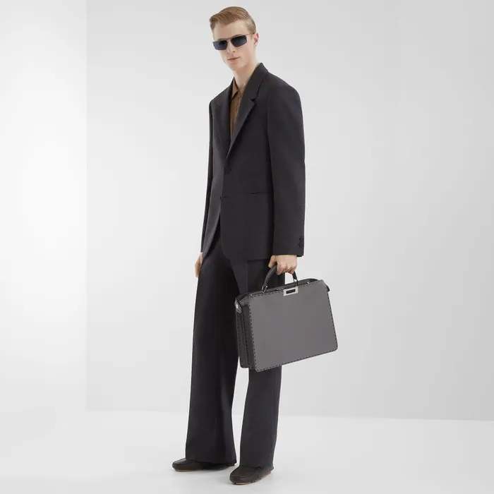 Fendi Jackets and Suits Jacket Gray Wool Blazer 8211 Men