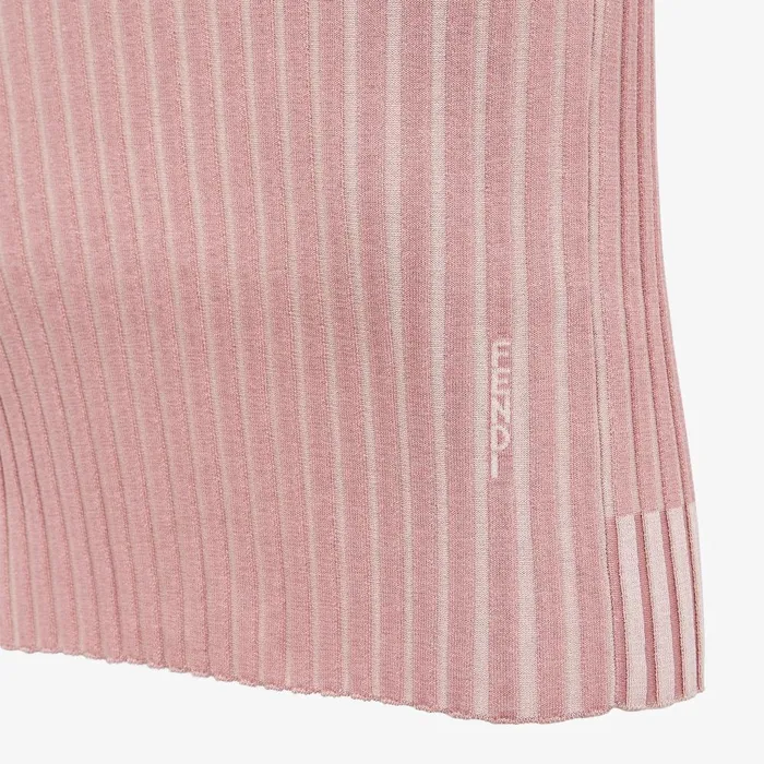 Fendi Knitwear Dress Pale Pink Cotton Dress 8211 Women