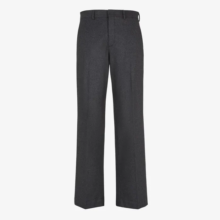 Fendi Pants and Shorts Pants Gray Cashmere Pants 8211 Men