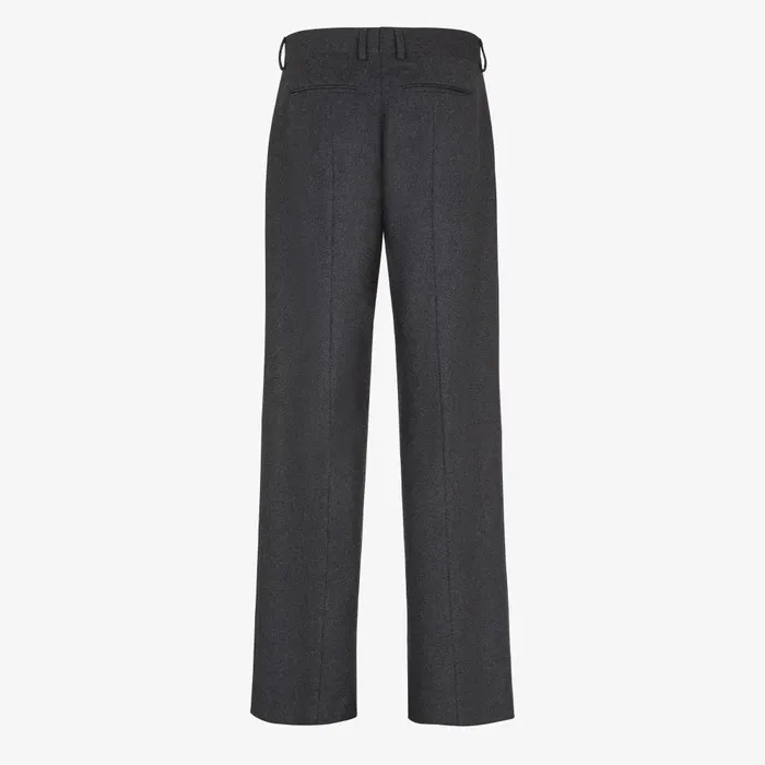 Fendi Pants and Shorts Pants Gray Cashmere Pants 8211 Men