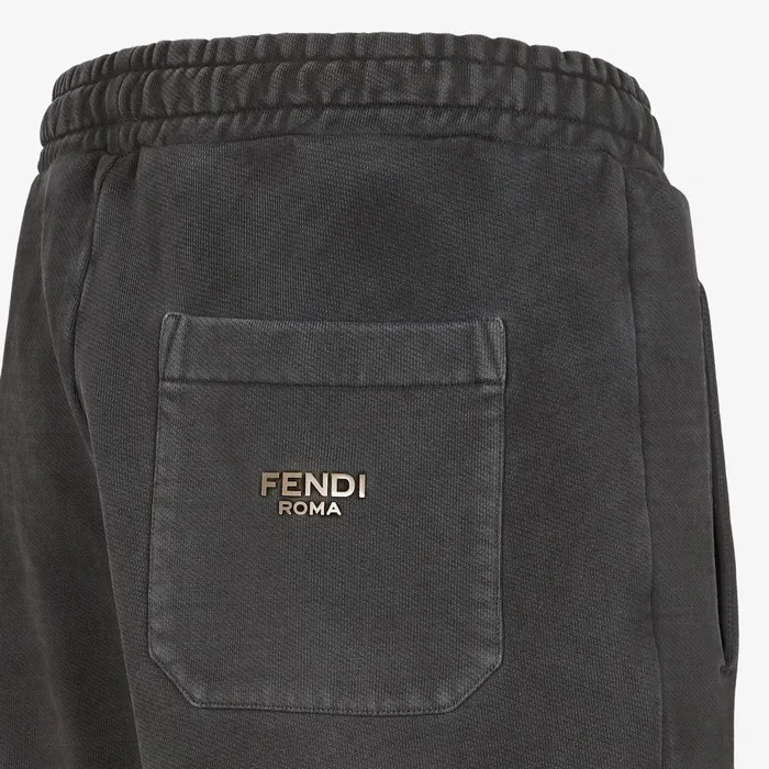 Fendi Pants and Shorts Pants Gray Jersey Pants 8211 Men
