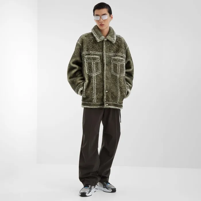 Fendi Pants and Shorts Pants Green Gabardine Pants 8211 Men
