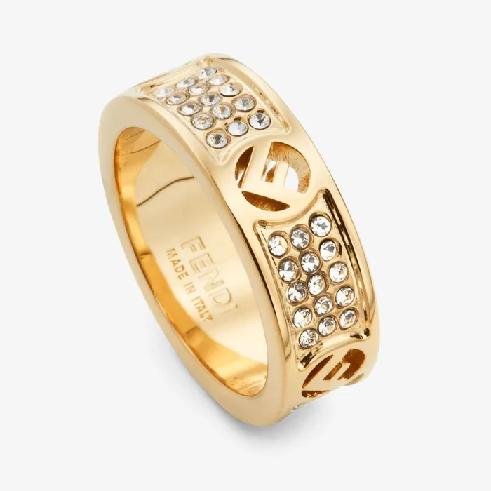 Fendi Rings F Is Fendi Ring Goldcolored Ring 8211 Women