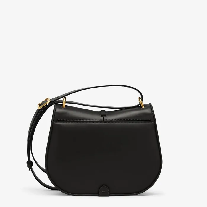 Fendi Shoulder and Crossbody Bags Cmon Medium Black Smooth And Fullgrain Leather Bag 8211 Women