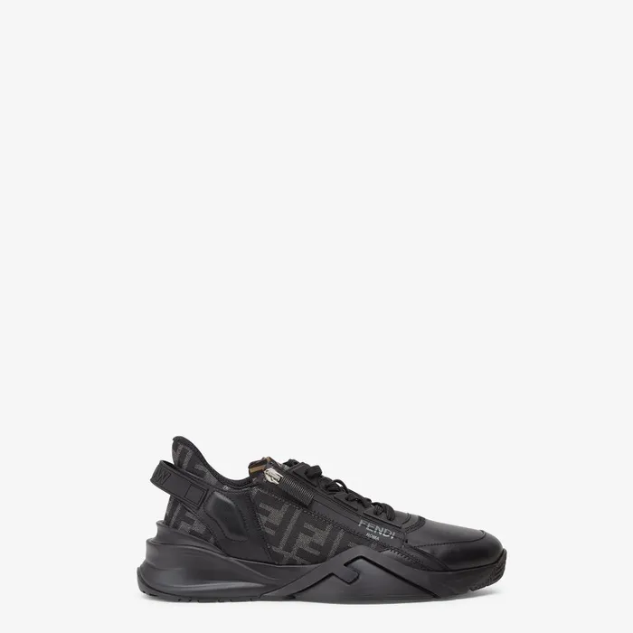 Fendi Sneakers Fendi Flow Sneakers Black Leather Lowtops 8211 Men