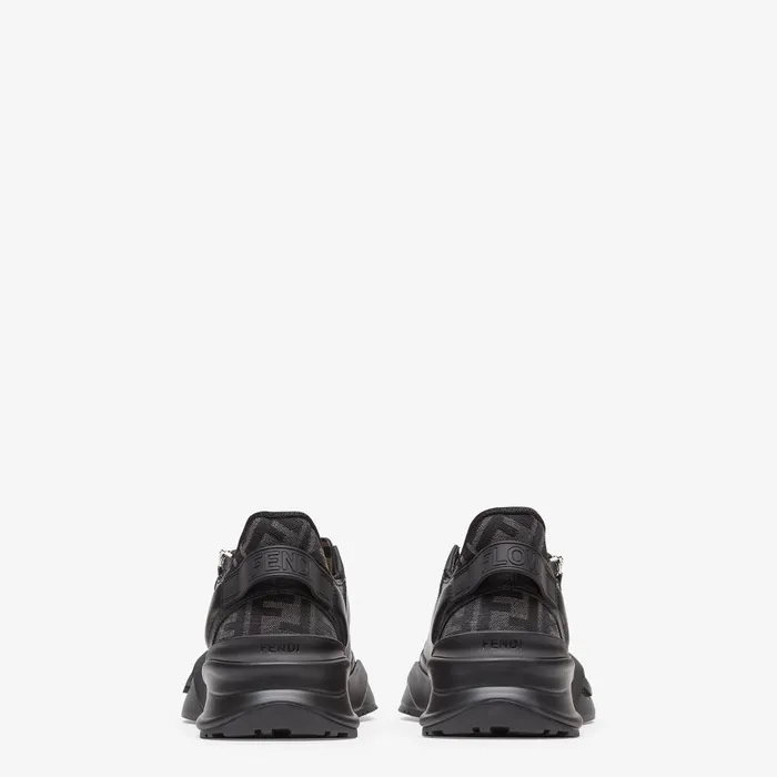 Fendi Sneakers Fendi Flow Sneakers Black Leather Lowtops 8211 Men