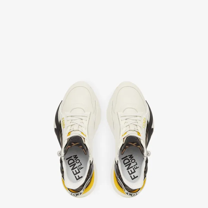 Fendi Sneakers Fendi Flow Sneakers White Leather Lowtops 8211 Men
