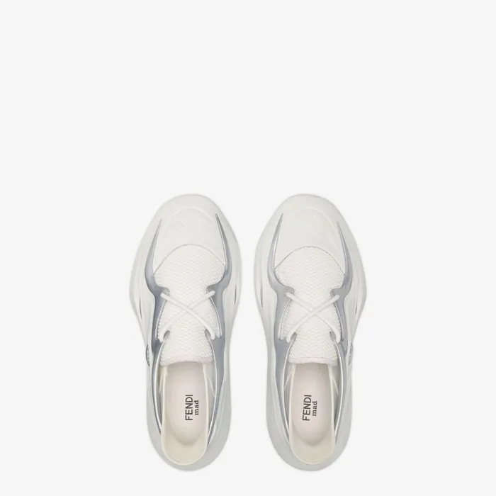 Fendi Sneakers Fendi Mad Sneakers White Lycra Running Shoe 8211 Men
