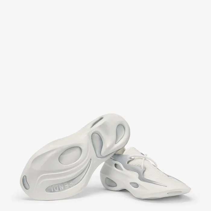 Fendi Sneakers Fendi Mad Sneakers White Lycra Running Shoe 8211 Men