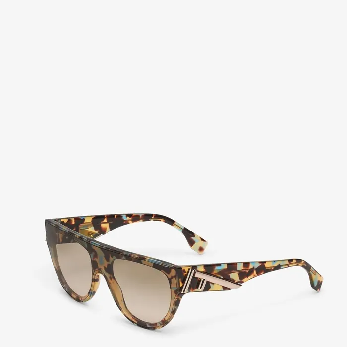 Fendi Sunglasses Fendi First Havana Acetate Shield Sunglasses 8211 Women