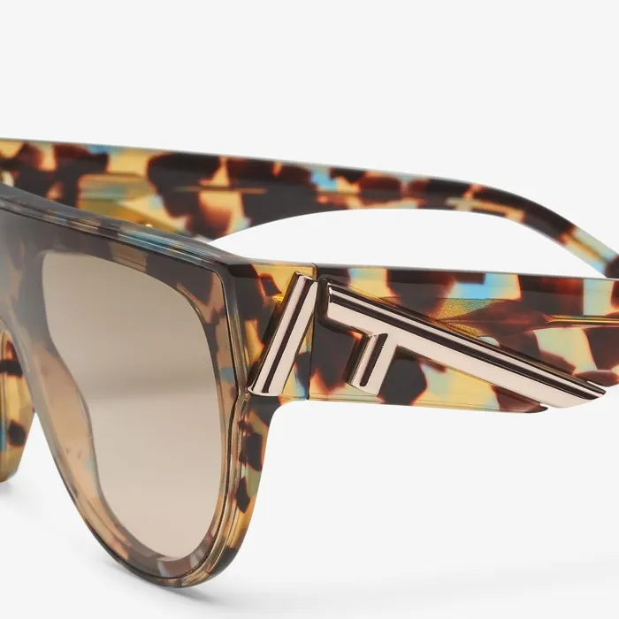 Fendi Sunglasses Fendi First Havana Acetate Shield Sunglasses 8211 Women