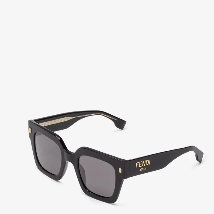 Fendi Sunglasses Fendi Roma Black Acetate Sunglasses 8211 Women