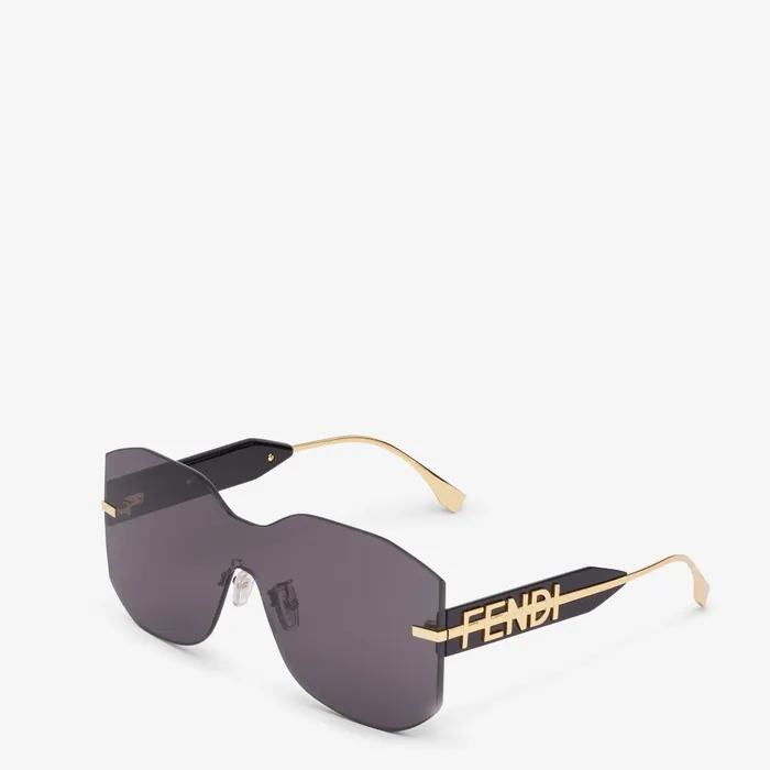 Fendi Sunglasses Fendigraphy Black Shield Sunglasses 8211 Women