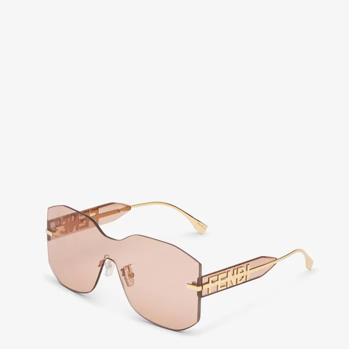 Fendi Sunglasses Fendigraphy Pink Shield Sunglasses 8211 Women