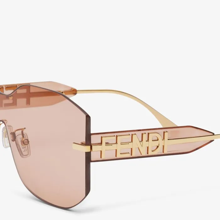 Fendi Sunglasses Fendigraphy Pink Shield Sunglasses 8211 Women