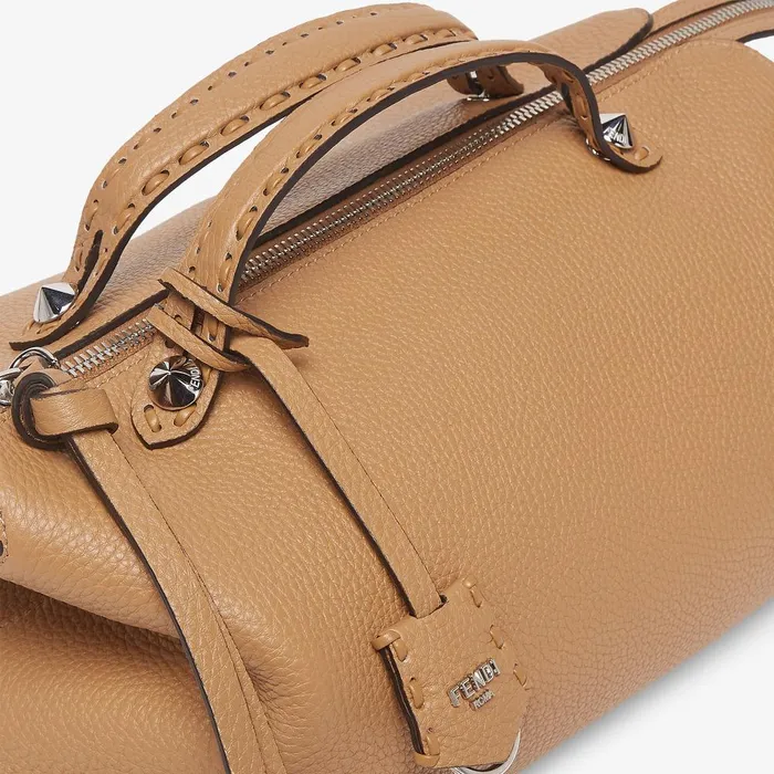 Fendi Tote Bags By The Way Selleria Large Cappuccinocolored Selleria Bag With 200 Handsewn Stitches 8211 Women