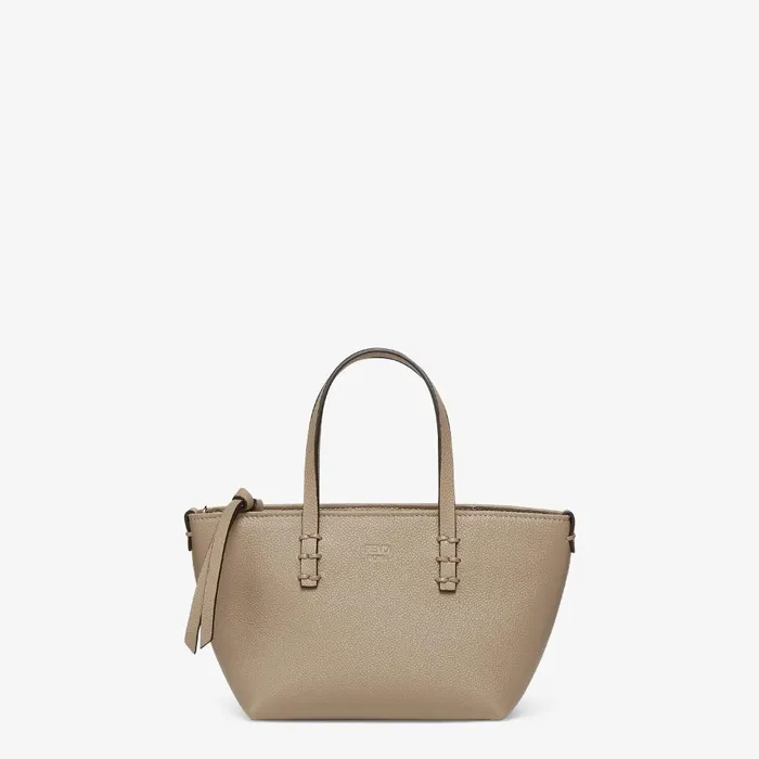Fendi Tote Bags Mini Roll Dove Gray Selleria Minibag With 62 Handsewn Topstitches 8211 Women