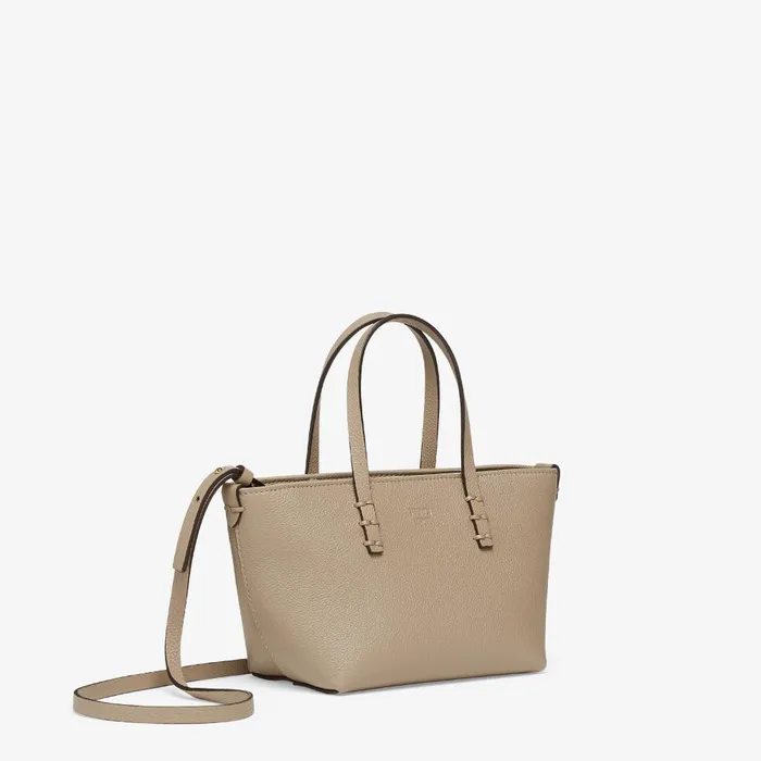 Fendi Tote Bags Mini Roll Dove Gray Selleria Minibag With 62 Handsewn Topstitches 8211 Women